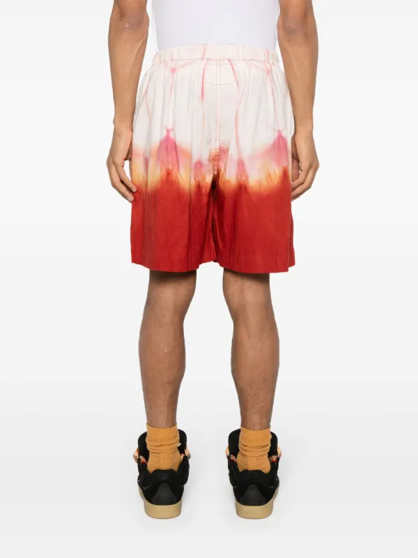 STORY mfg. Bridge Grapefruit Clamp-dye ショートパンツ | レッド