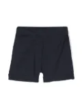 Siola elasticated-waist cotton shorts - Blue