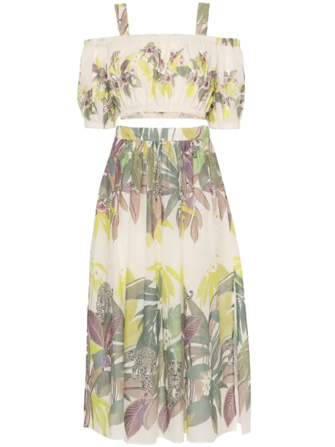 TWINSET set de falda con estampado Jungle