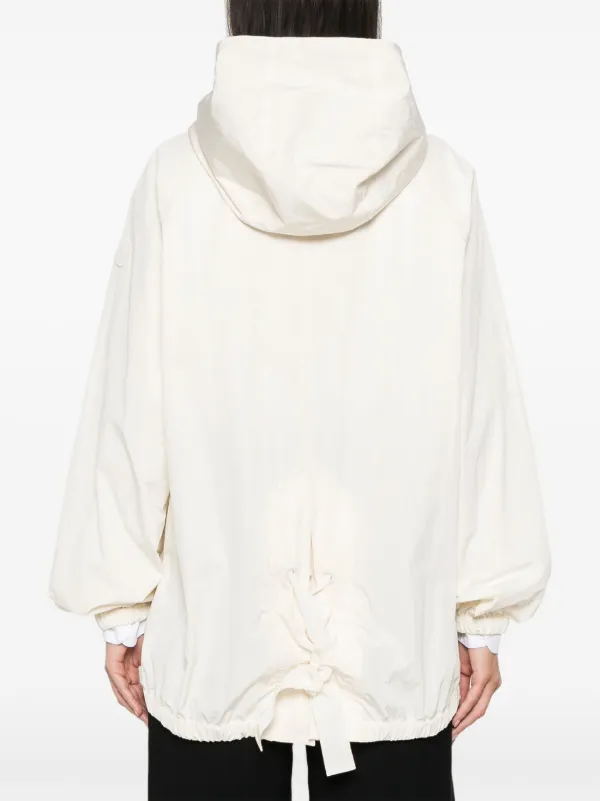 MONCLER / EURIDICE ナイロンジャケット 1 ホワイト Moncler Euridice Hooded Bomber Jacket | Neutrals | FARFETCH
