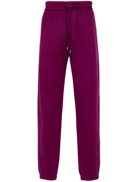 Saint Laurent embroidered-logo cotton track pants