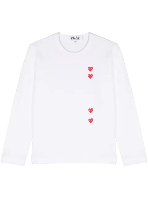 Comme Des Garçons Play heart-print cotton T-shirt