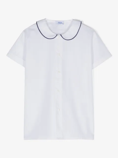 Siola contrasting-trim cotton shirt