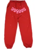 SP5DER 555 Angel Number track pants - Red