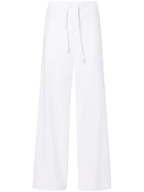 Pantalon en coton Jugi à lien de resserrage - The Row - Modalova