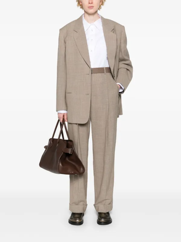 The Row Trousers - Tailored Trousers パンツ The Row Tor high-waist Tailored Trousers | Neutrals | FARFETCH