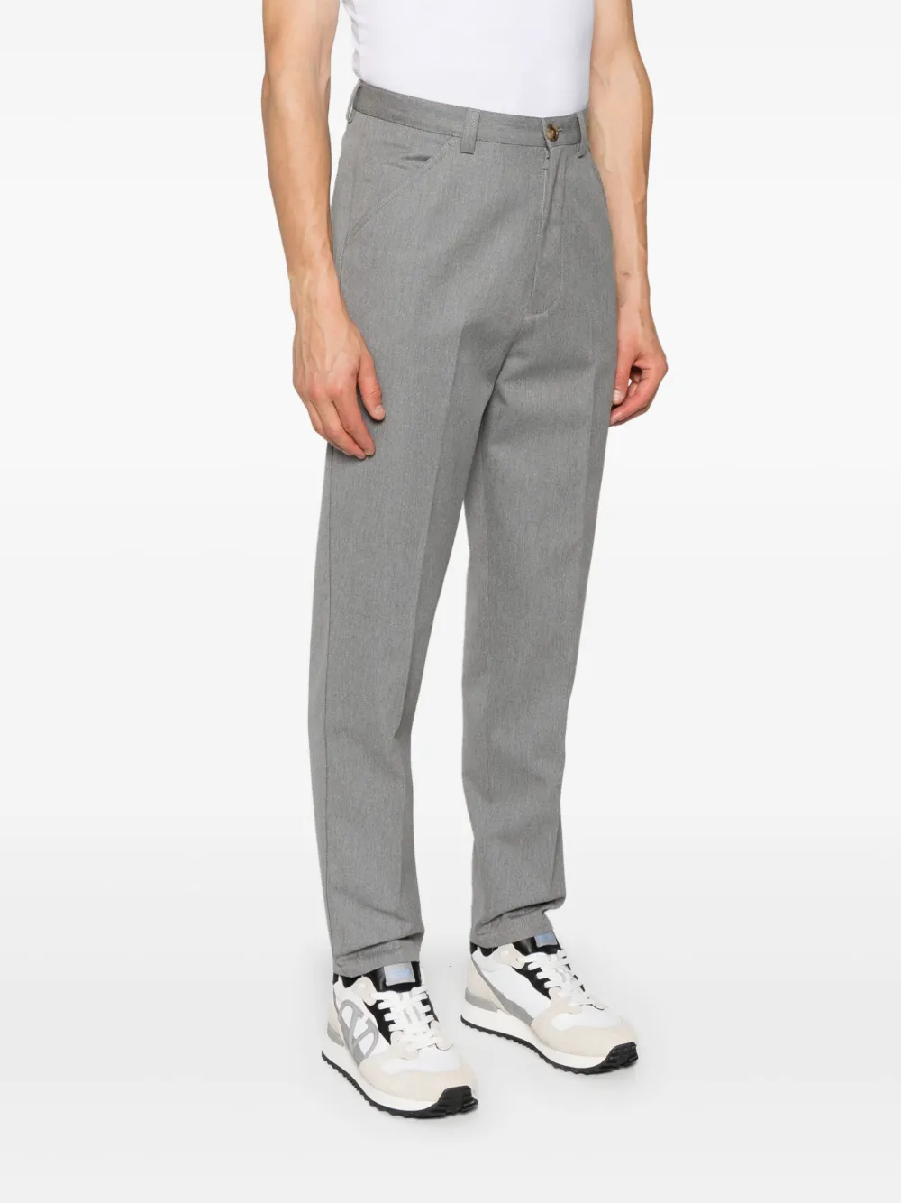 Brunello Cucinelli Slim-fit pantalon Grijs