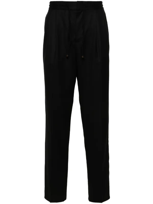 Brunello Cucinelli テーパードパンツ | ブラック | FARFETCH JP