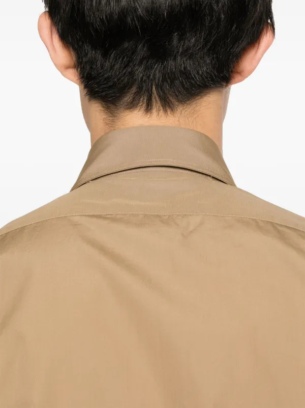 Maison Margiela オーバーサイズカラー シャツ | ブラウン | FARFETCH JP