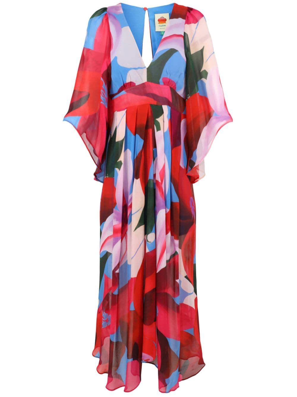 Watercolor Floral maxi dress