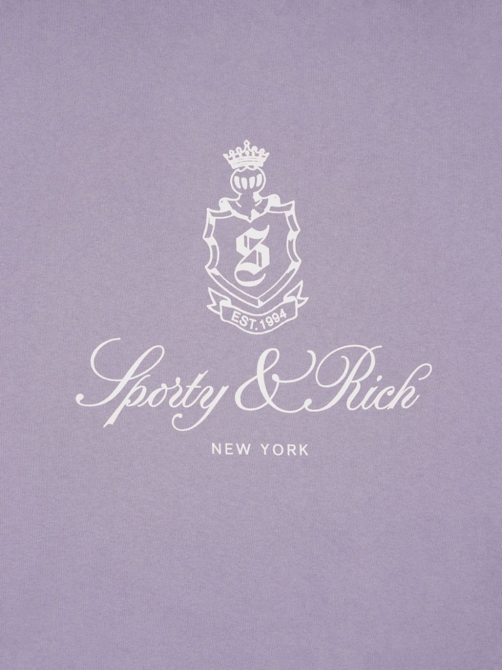 Sporty & Rich Vendome shorts met geborduurd logo Paars