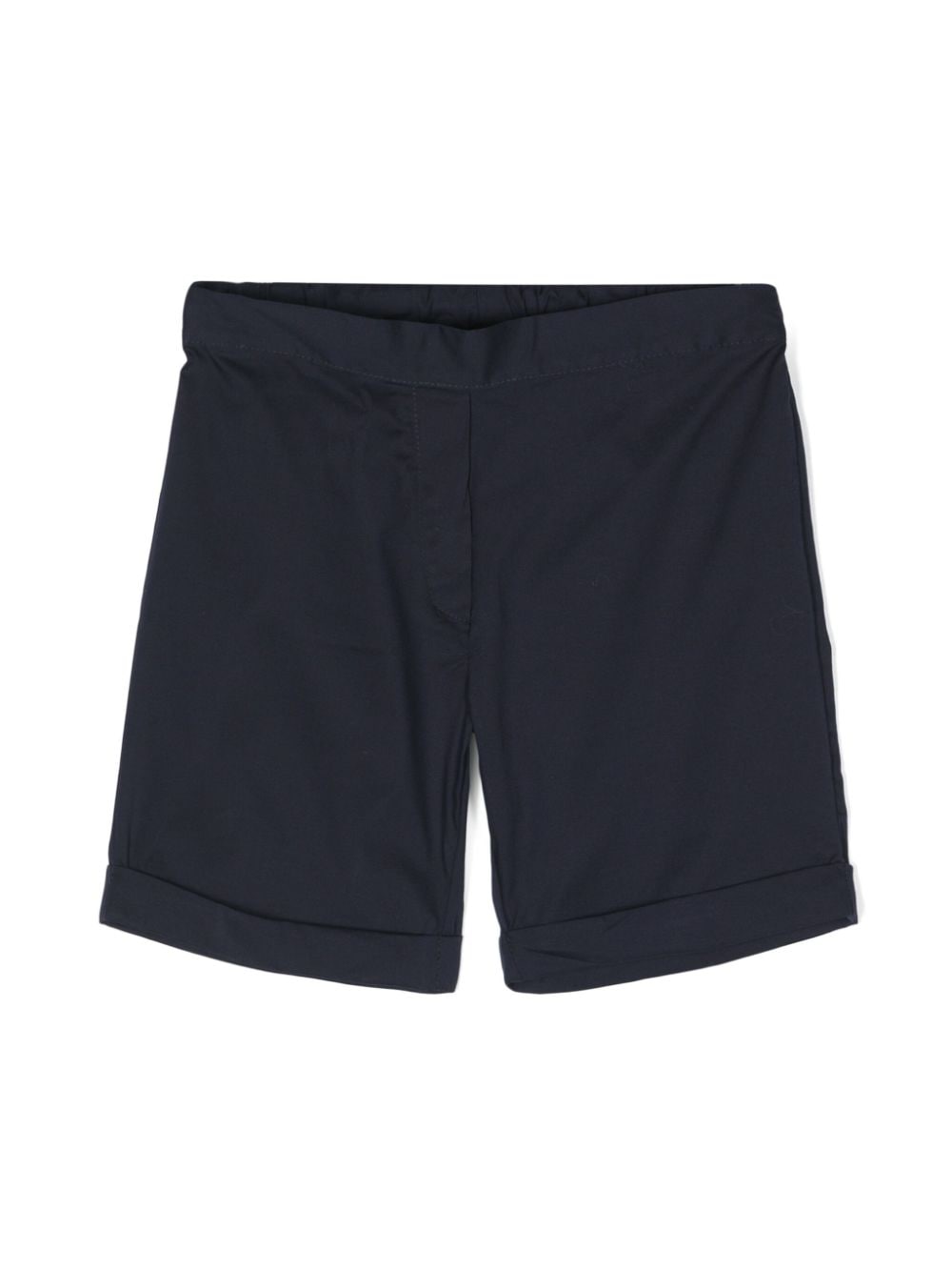 Siola Kids' Elasticated-waist Cotton Shorts In 蓝色