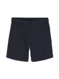 Siola elasticated-waist cotton shorts - Blue