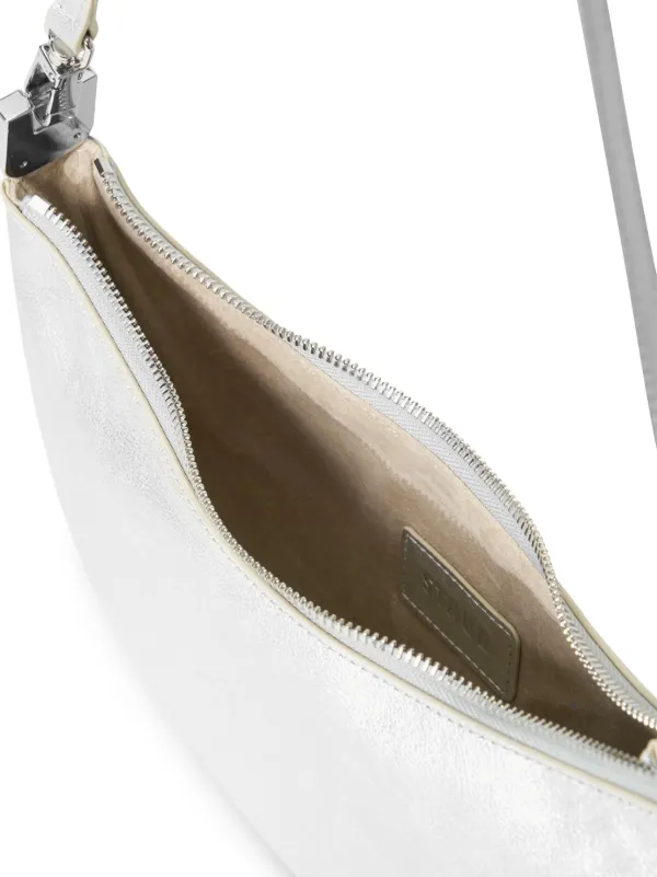 STAUD Walker metallic-leather Crossbody Bag - Farfetch