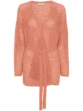 TWINSET crystal-embellished cardigan - Orange