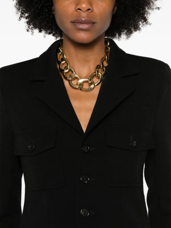 Saint Laurent Saharienne four-pocket Blazer | Black | FARFETCH