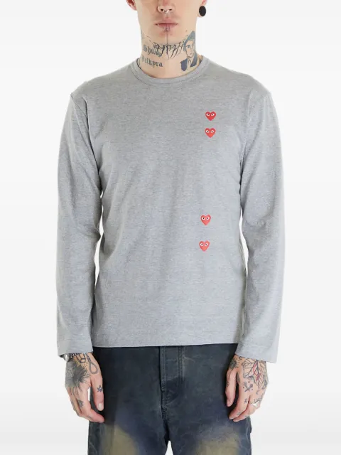 Comme Des Garçons Play heart-print cotton T-shirt