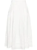 DÔEN Sebastiane A-line skirt - White