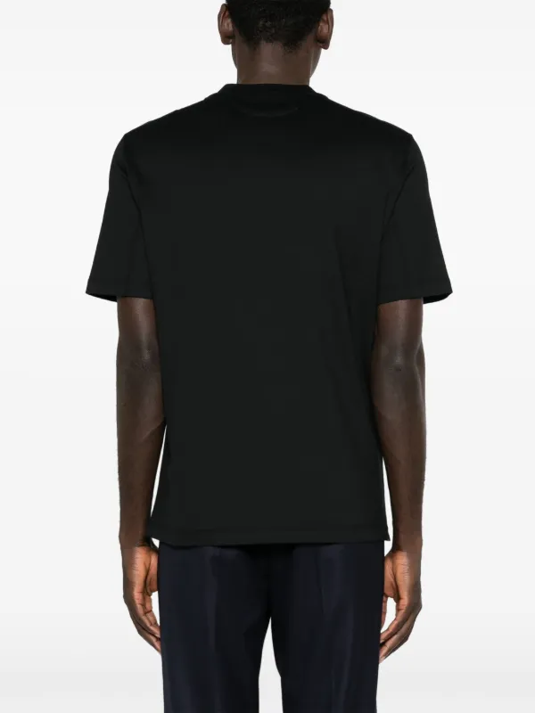 Tシャツ・カットソー BRUNELLO CUCINELLI Men T Shirts M0B138440C101 Black BRUNELLO CUCINELLI Logo-Print Cotton-Jersey T-Shirt for Men