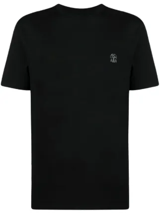 Brunello Cucinelli ロゴ Tシャツ | ブラック | FARFETCH JP