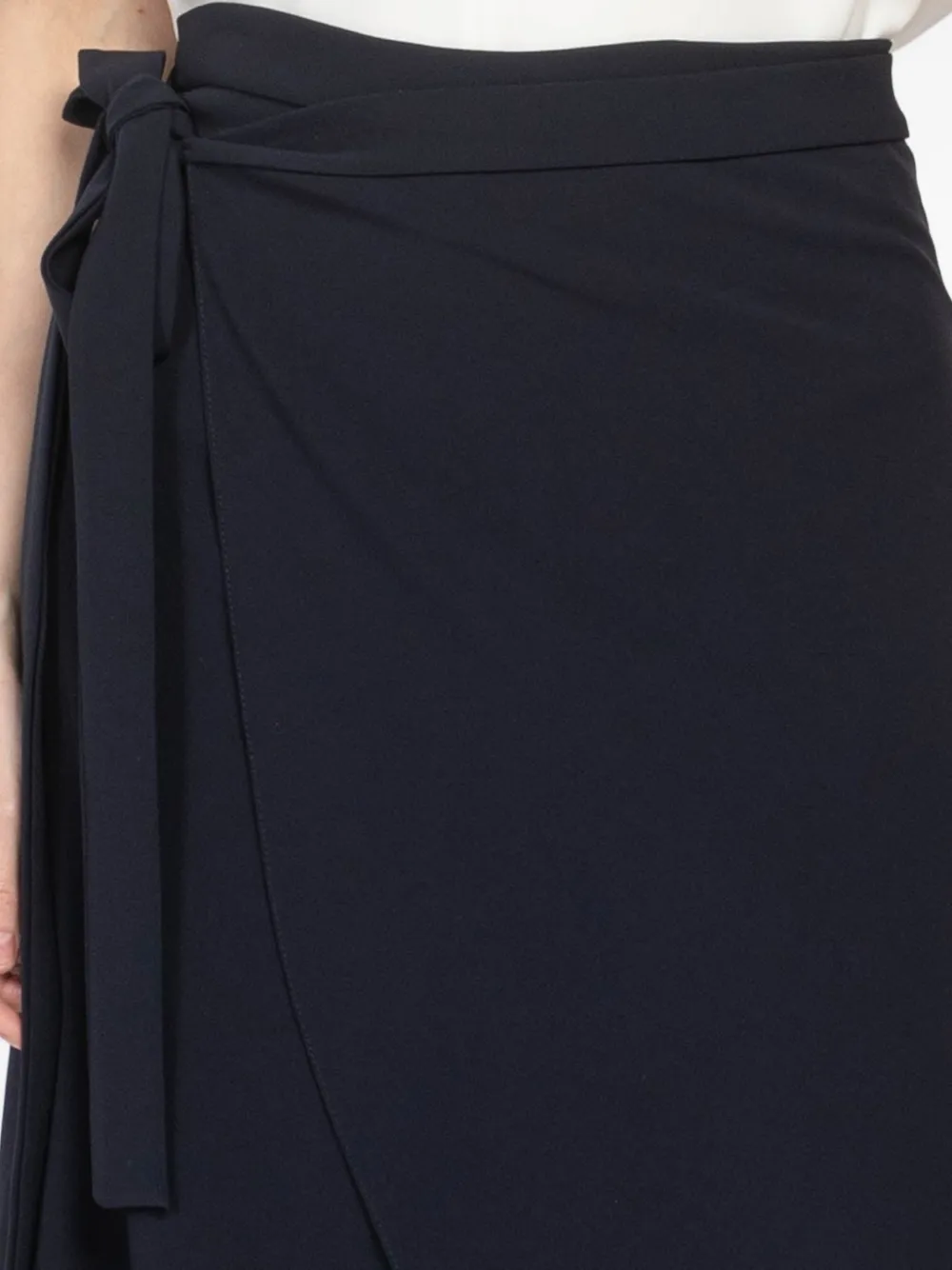 Wrap-Style Maxi Skirt