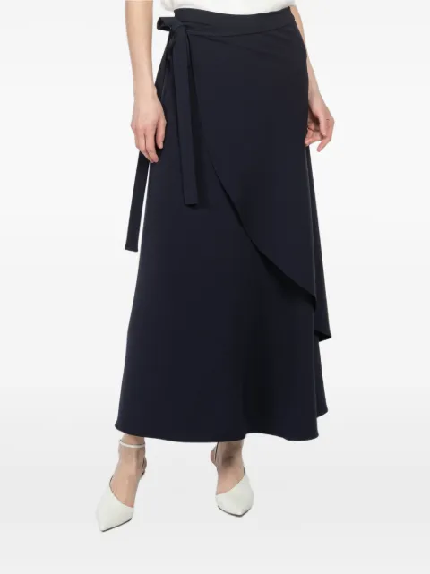 Peter Cohen wrap-style maxi skirt