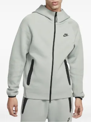 Nike テックフリース ジップパーカー | グリーン | FARFETCH JP