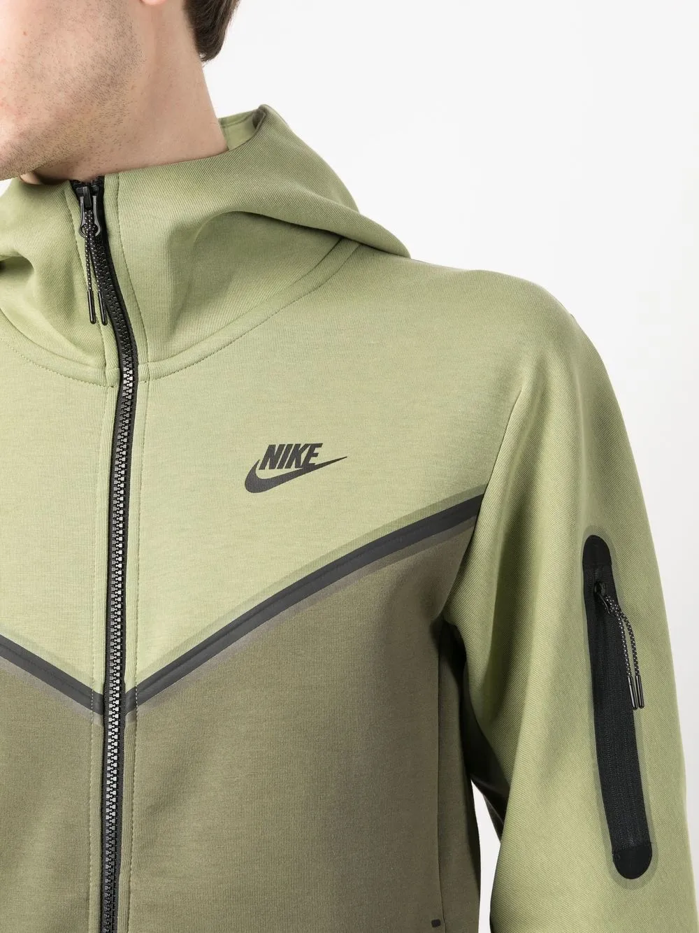 Swoosh-Logo Detail Hoodie