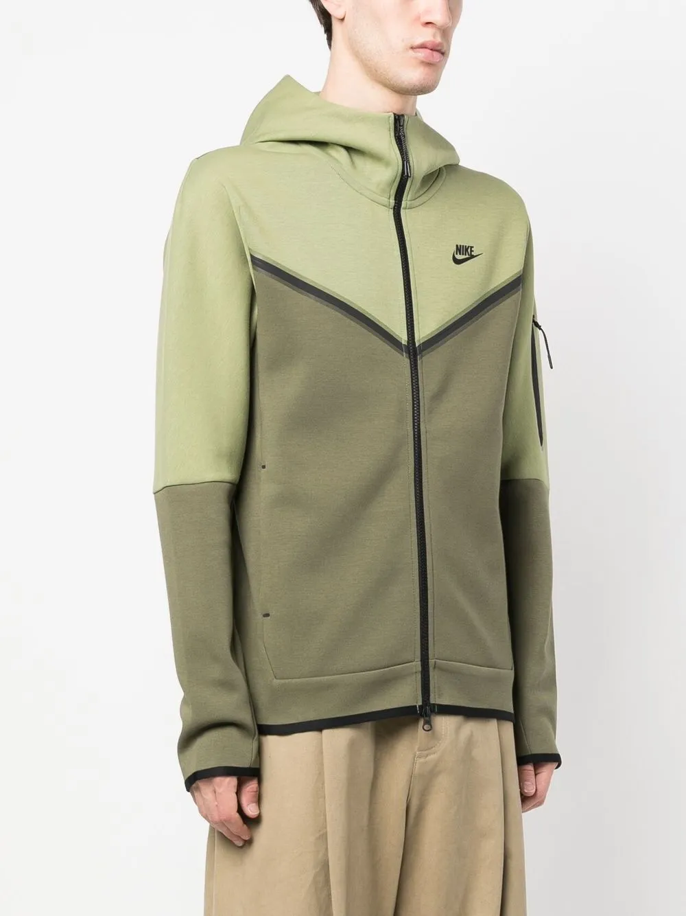Swoosh-Logo Detail Hoodie