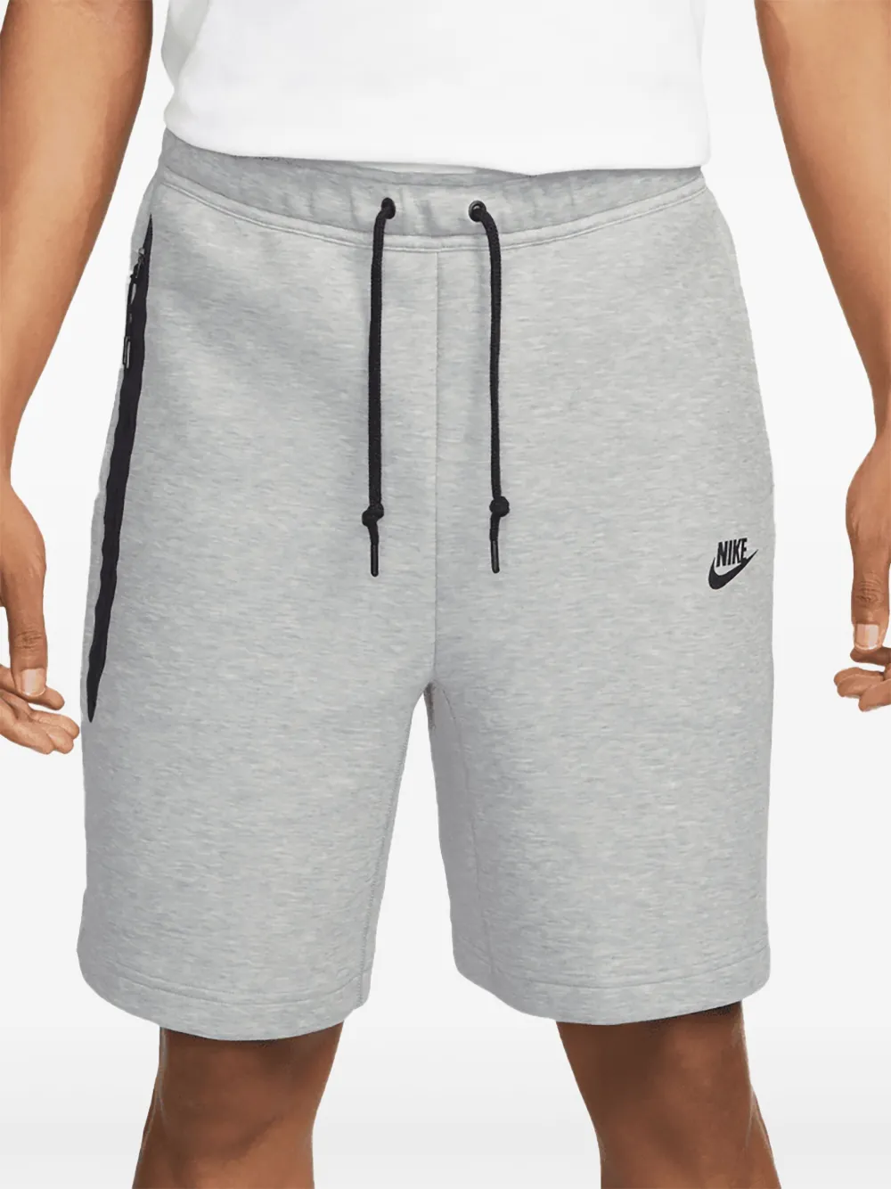 Nike Tech logo-print shorts | Grey | Image 1