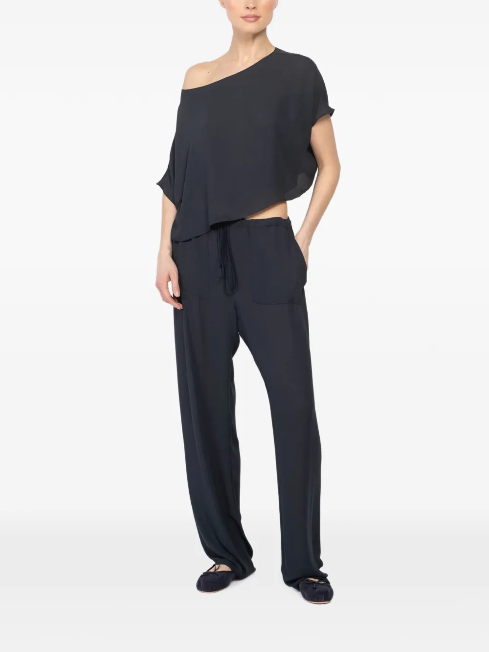 Peter Cohen Sway boat-neck top - Blauw