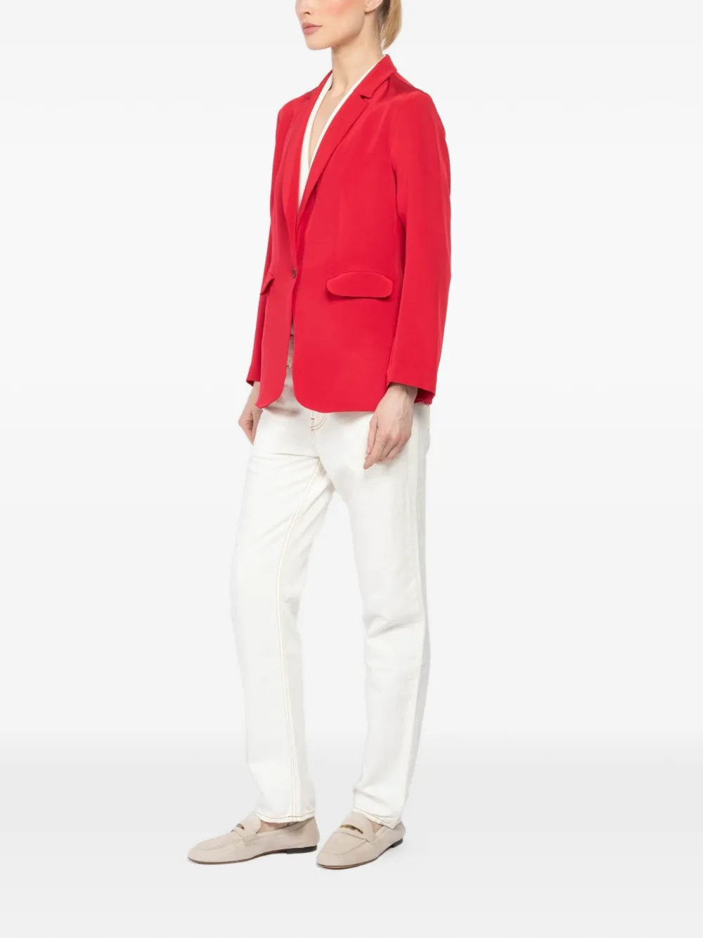  Peter Cohen Buttoned Jacket - Red 