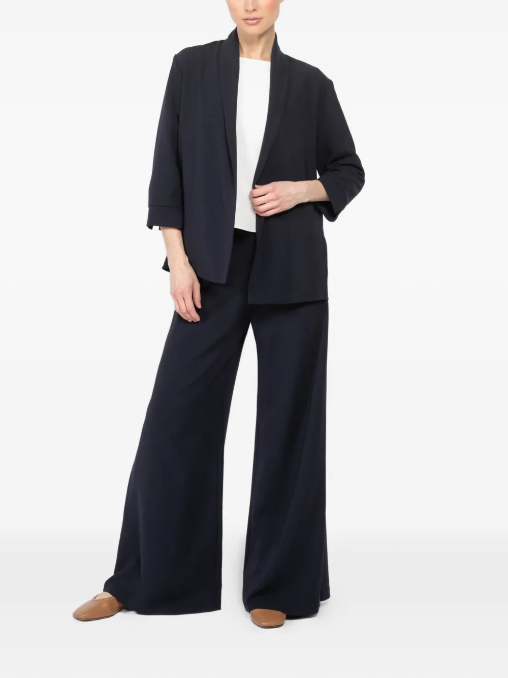 Peter Cohen shawl-collar three-quarter sleeve jacket | Fitted Jackets | Image 2