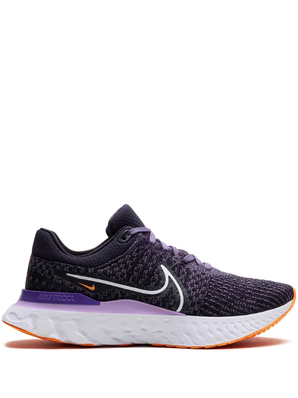 Nike React Infinity Run Flyknit 3 Cave Purple Sneakers Purple FARFETCH AO