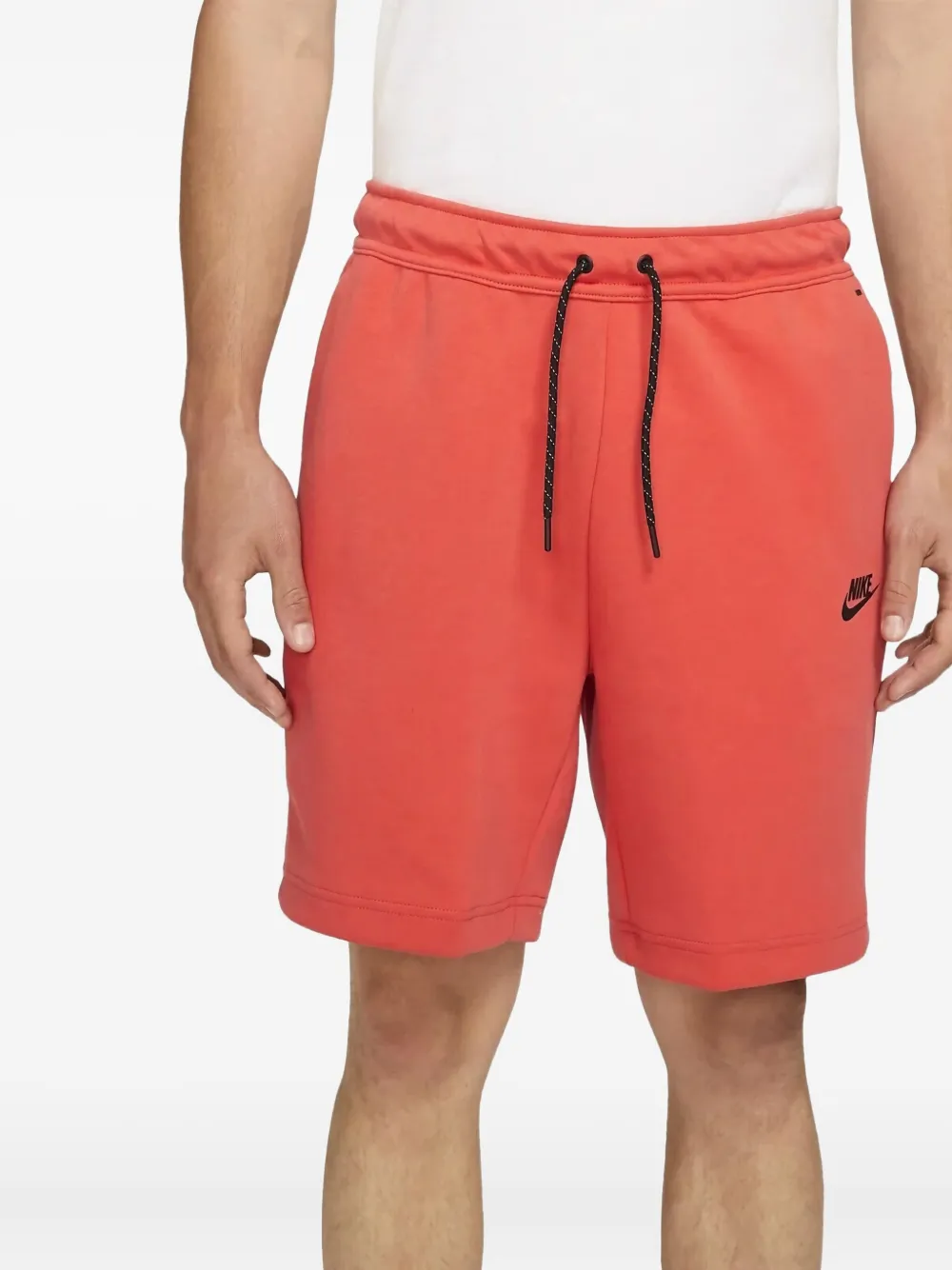 Nike Tech Fleece drawstring shorts - レッド Nike Tech Fleece drawstring shorts - レッド