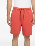 Nike Tech Fleece drawstring shorts - Red
