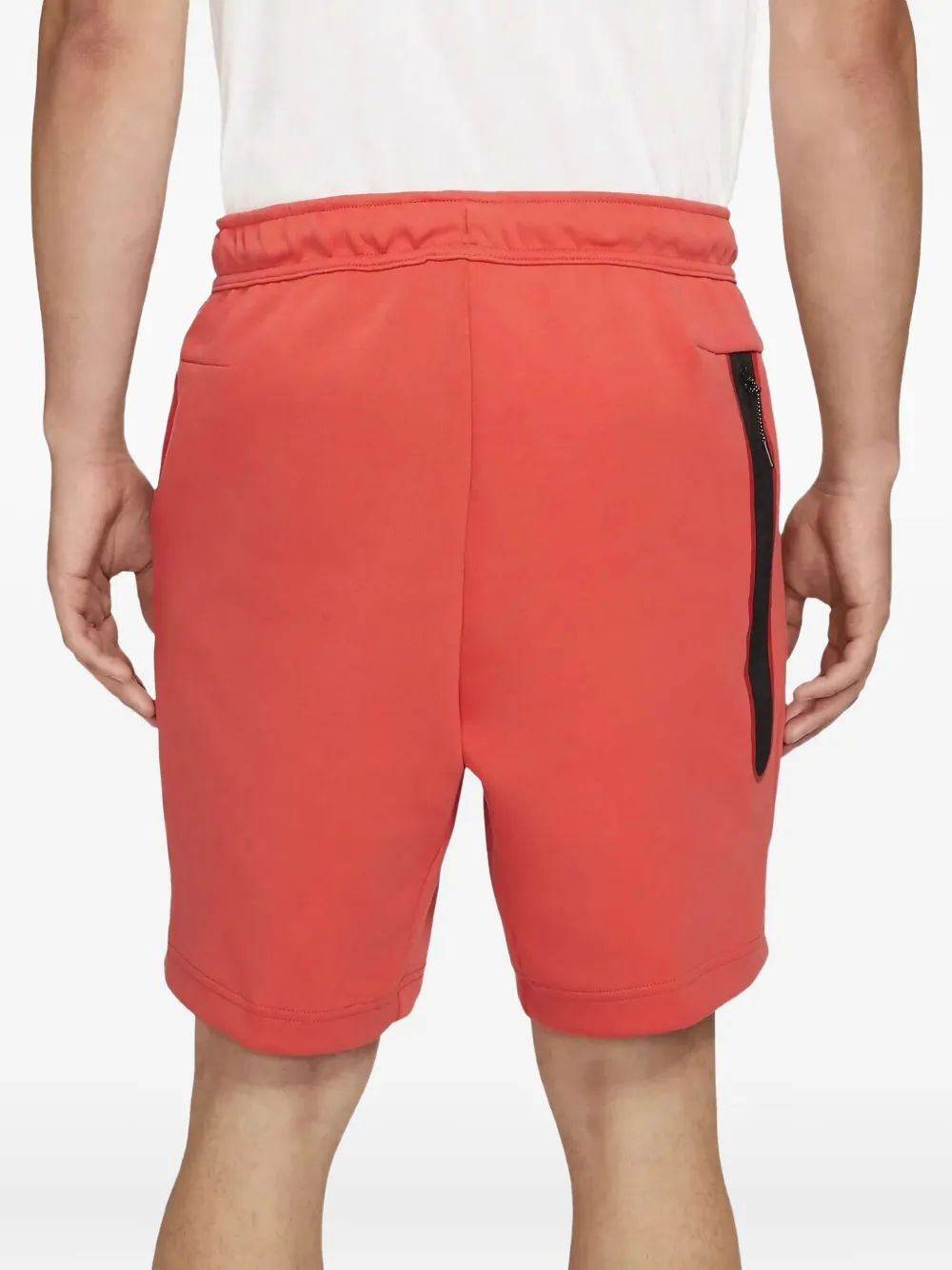 Nike Tech Fleece drawstring shorts Rood