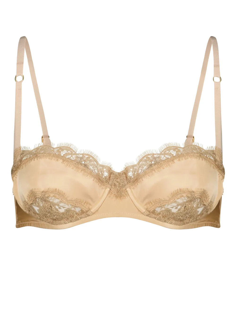 Lace Inset balconette bra