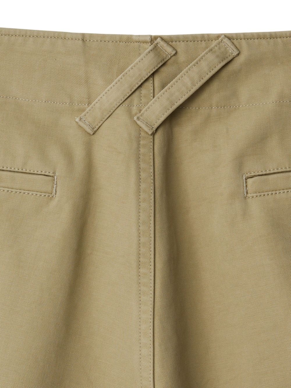 Shop Burberry Cotton-twill Bermuda Shorts In Neutrals