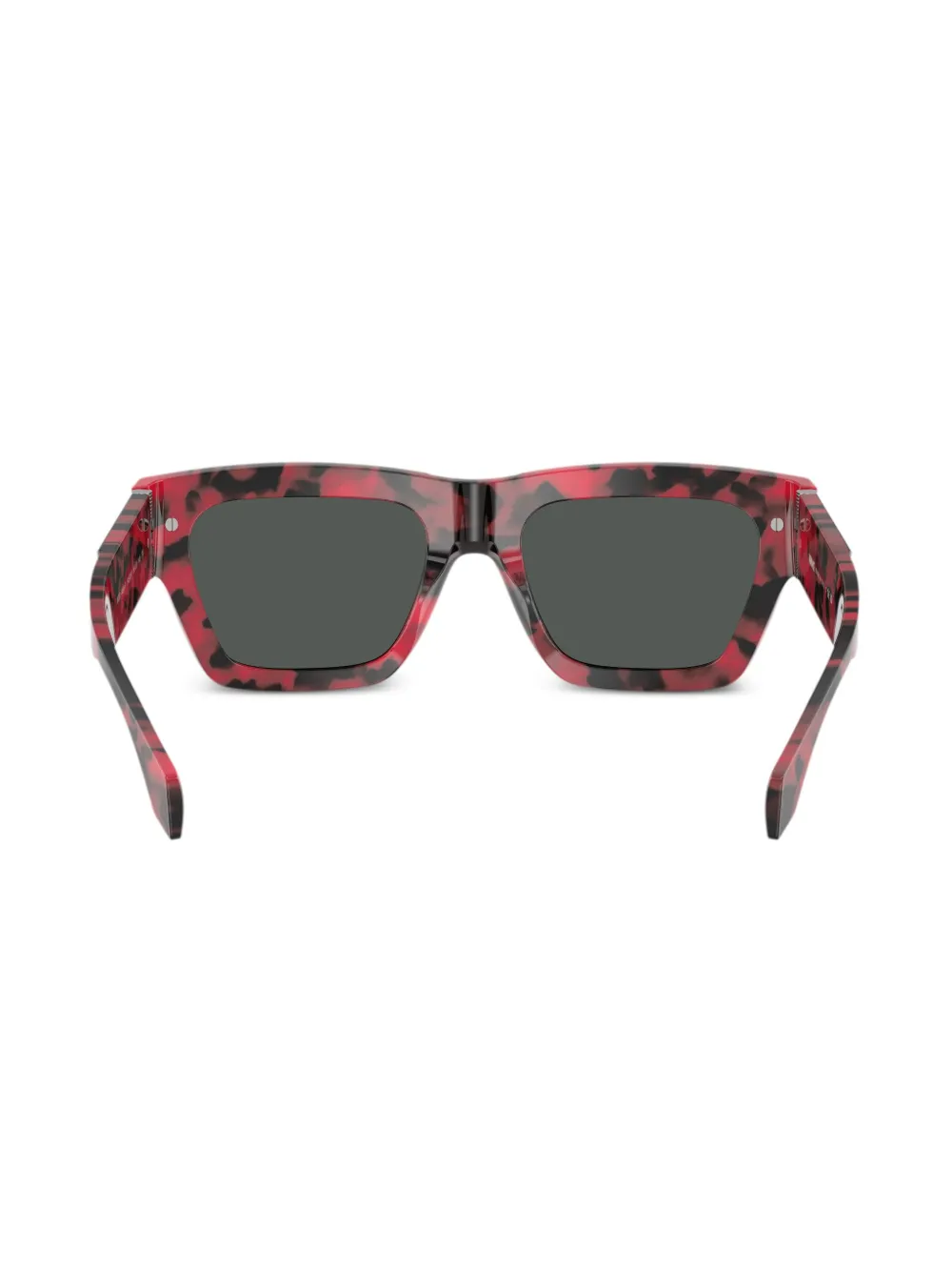 Versace Eyewear Zonnebril met vierkant montuur Zwart