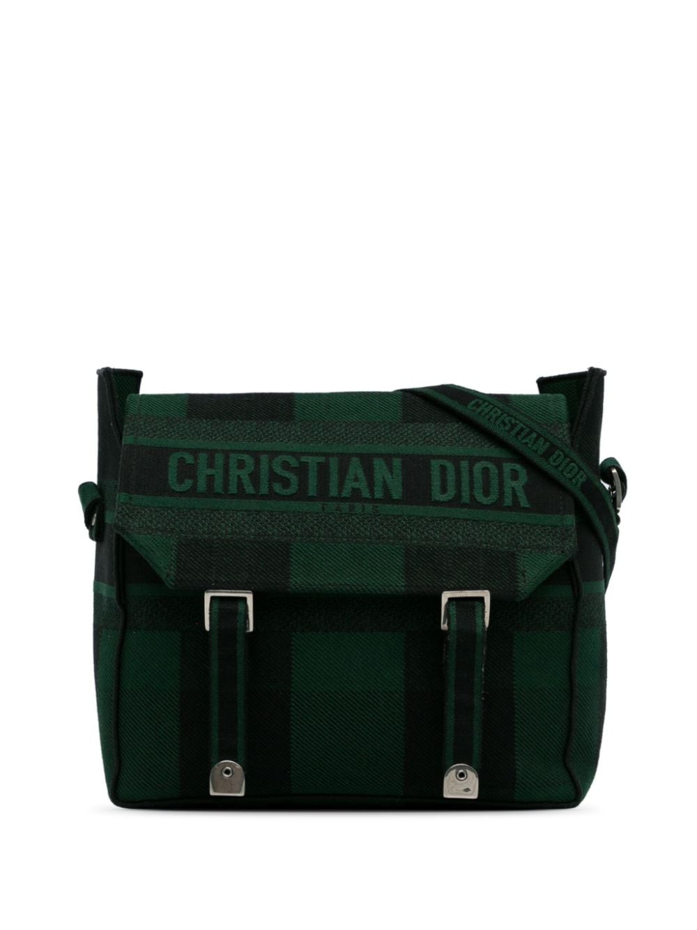 Pre-owned Dior 2019   Camp Messenger Crossbody Bag In 绿色