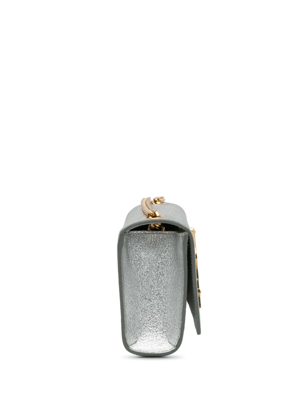 Pre-owned Saint Laurent 2018   Small Monogram Kate Crossbody Bag In 银色