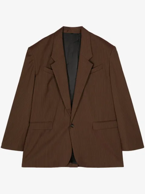 EGONlab. blazer boutonné à rayures
