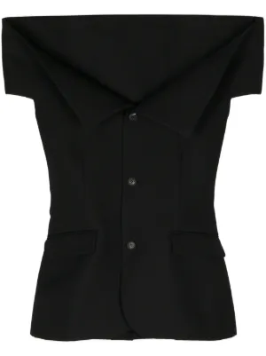 EGONlab. Egonic Striped double-breasted Blazer | Brown | FARFETCH