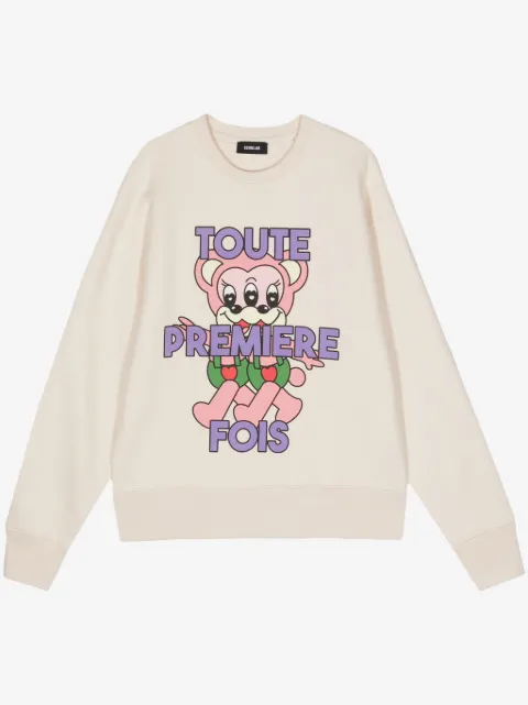 EGONlab. graphic-print cotton sweatshirt