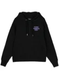 EGONlab. graphic-print cotton hoodie - Black