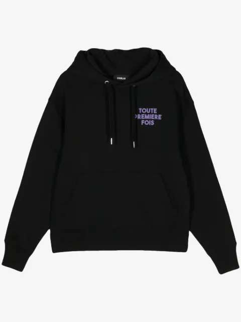 EGONlab. graphic-print cotton hoodie