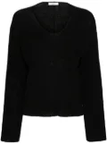 The Row Flo linen jumper - Black