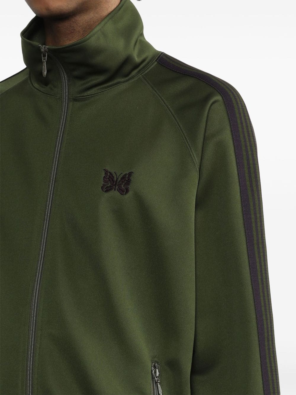 Shop Needles Track Jacket In Green