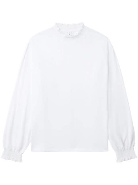 Random Identities ruffled cotton sweatshirt 